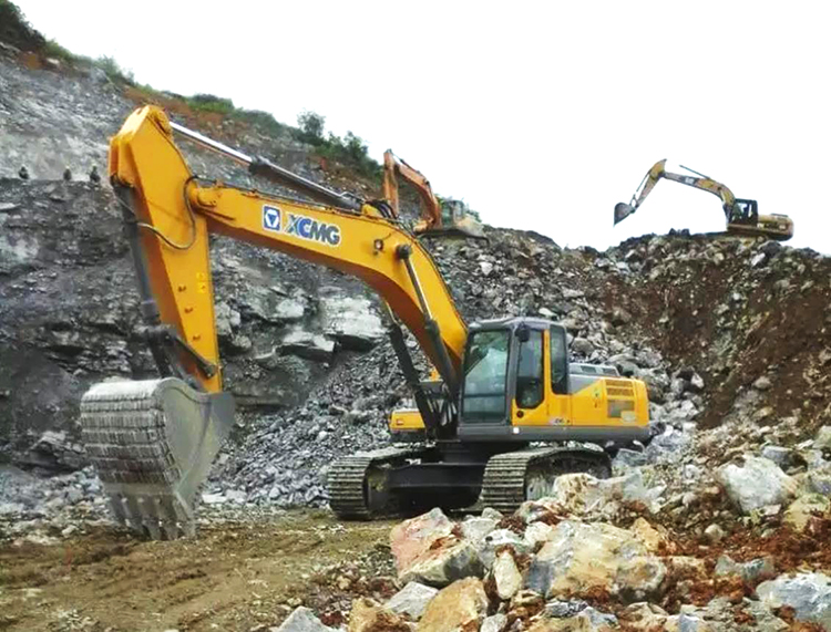 XCMG official 37 ton XE370CA hydraulic excavators Chinese big track excavator for sale